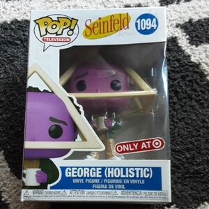 Funko Pop Seinfeld George Holistic Purple Vinyl Figure